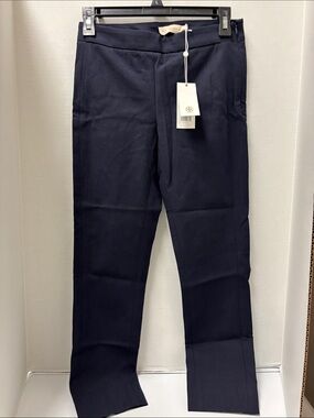Tory Burch Maude Leggin Pants in Medium Navy.  New With Tags Size 0.